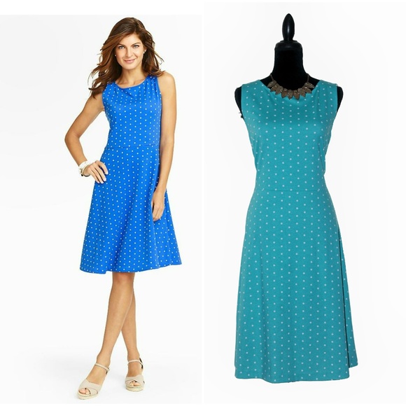Talbots Dresses & Skirts - NWOT Talbots Edie Polka Dot Fit & Flare Dress